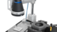 Hole expansion test to ISO 16630: an optical system detects cracks in the specimen during the test and determines the start and end diameter.