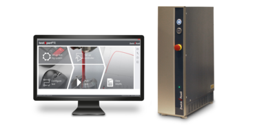 Sturing voor servohydraulische testframes