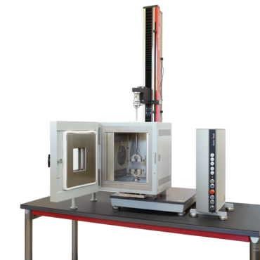 Temperature chamber for zwickiLine materials testing machine up to 2.5 kN and temperature range of -50 °C to +180 °C