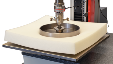 Compression test tool for foam materials