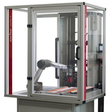 roboTest N Handlingsystem für die vollautomatische Autoinjektor-Prüfung nach ISO 11608-5 für bis zu 150 Autoinjektoren