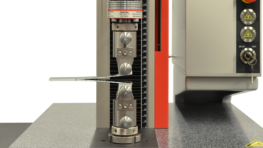 Mode I DCB test (Double Cantilever Beam test) volgens ASTM D5528, ISO 15024: testopstelling met werktuig voor G1C tests op vezelversterkte composieten