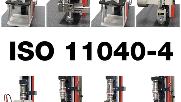 Test tools for testing glass syringe barrels to ISO 11040-4 and ISO 11040-8
