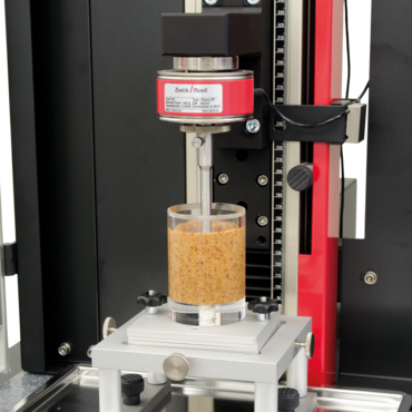 Medición de la viscosidad - Dispositivo de extrusión inversa, ejemplo mostaza 2