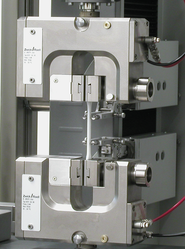 Parallel klemmende Pneumatik-Probenhalter für die Prüfung nach ASTM D638