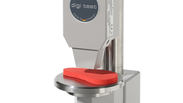 ASTM D2240 & ISO 48-4 Shore hardness test VLRH (IRHD supersoft)