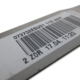 The bar code or 2D code is read during the automated sequence