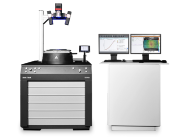 The forming limit curve can be determined optically. Results can be compared with other materials in the forming limit diagram.