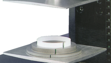 Ring crush test device RCT