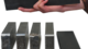 Metal specimen for drop weight tests