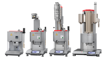 Ensayos de medición del índice de fluidez con la serie de máquinas Xflow: Medidores de índice de fluidez o melt flow index testers para caracterizar las propiedades de fluidez de una masa fundida de plástico