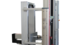Electromechanical testing actuator as horizontal test axis