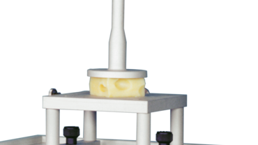 Test de compression sur fromage