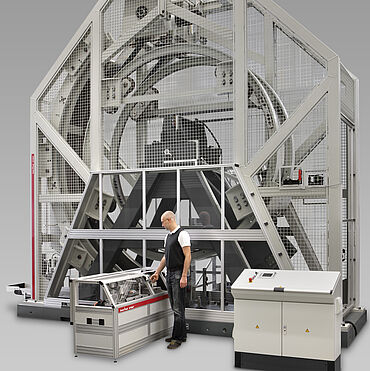 Pendulum impact tester with safety housing and safety technology from ZwickRoell