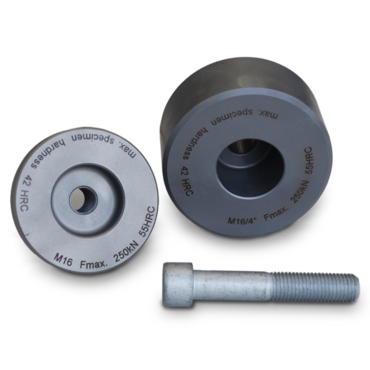 ISO 898-1, ISO 3506-1, ASTM F606: grip spesimen untuk pengujian pada threaded fasteners