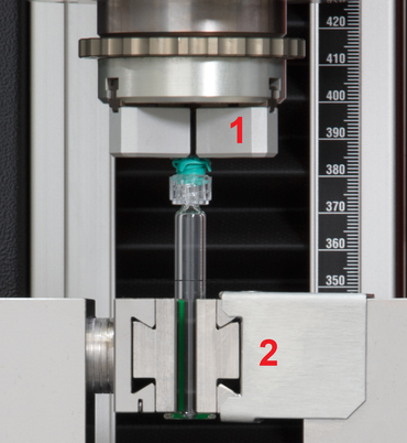 ISO 11040-4 Anexo G5 Par de aflojamiento de un tapón luer lock fijo