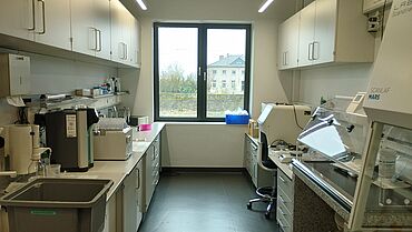 Modern ausgestattetes Labor der Hochschule Geisenheim