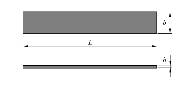 Probekörper Druckmodul EN 2850 Verfahren B, Boeing BSS 7260, SACMA SRM-1R-94 Probekörper zur Bestimmung des Druckmodul im End-Loading Druckversuch nach EN 2850 Verfahren B, Boeing BSS 7260, SACMA SRM-1R-94