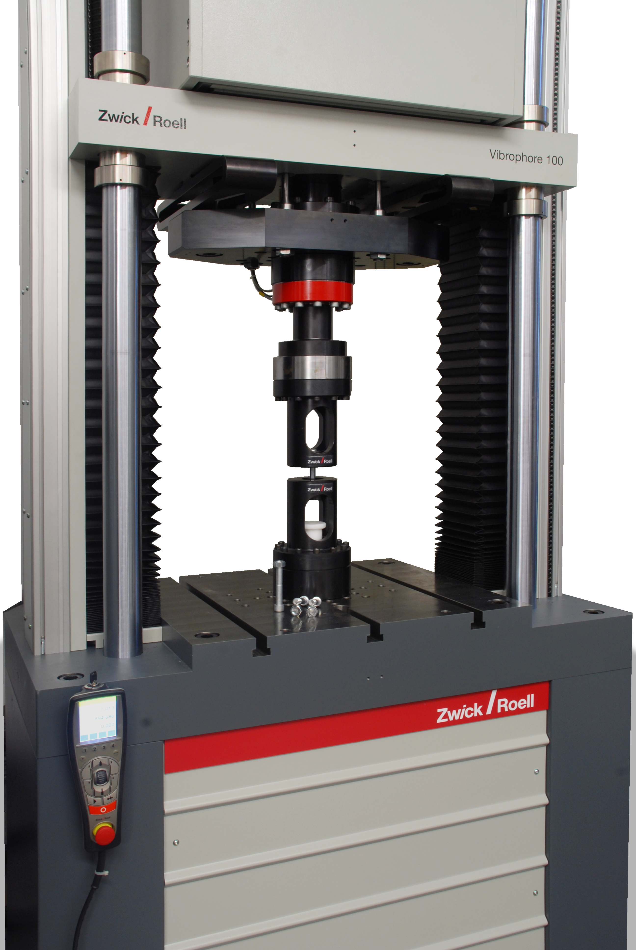 ZwickRoell specimen grips for fatigue testing on threaded fasteners to ISO 3800 or DIN 969